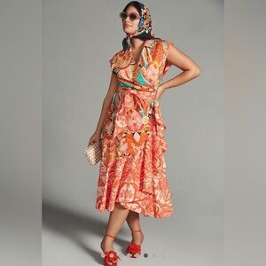 Anthropologie Multicolor Maxi Dress